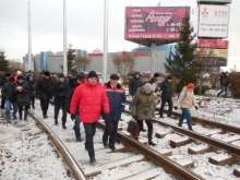 Строительство трамвайной ветки: отставание от графика на 10 дней